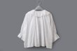 画像2: sheer check raffle collar blouse (OWH) (2)