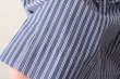 画像5: SALE‼︎ modern tuck frill flare blouse (NV×WH) (5)