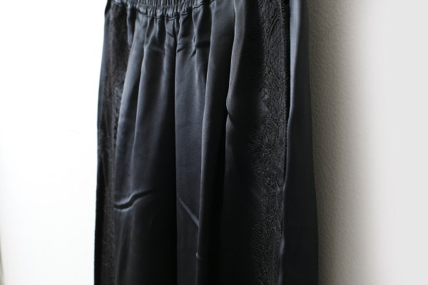 画像6: 【SOI-MeME】eyelash lace satin drawstring pants (6)