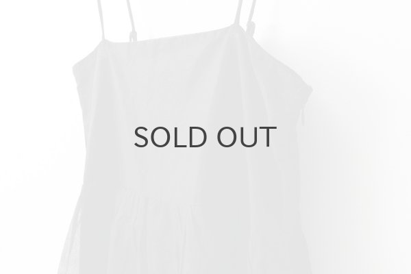 画像4: sheer starched cotton 2way cami skirt (BK) (4)
