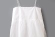 画像3: sheer starched cotton 2way cami skirt (OF) (3)