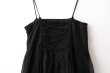 画像7: sheer starched cotton 2way cami skirt (BK) (7)