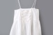 画像5: sheer starched cotton 2way cami skirt (OF) (5)