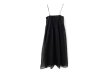 画像2: sheer starched cotton 2way cami skirt (BK) (2)