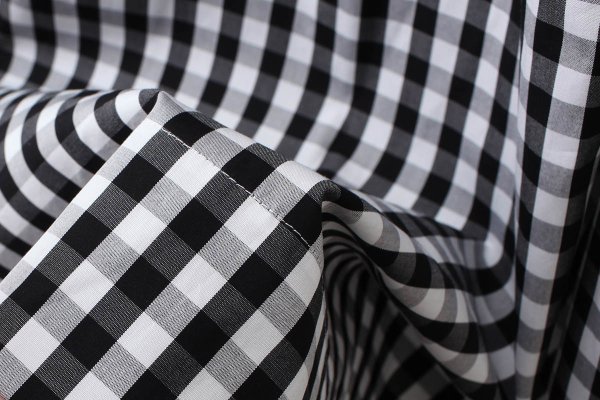 画像6: 3 ET DEMI original gingham check skirt (BK) (6)