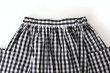 画像3: 3 ET DEMI original gingham check skirt (BK) (3)