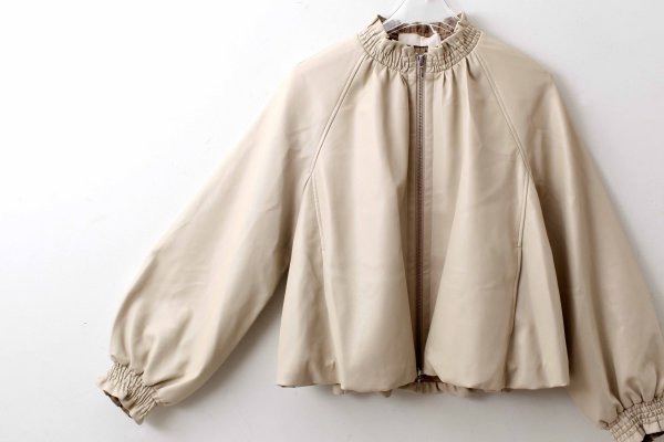 画像3: soft eco-leather blouson (IV) (3)