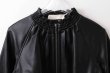 画像4: soft eco-leather blouson (BK) (4)