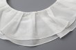 画像4: DOUBLE RUFFLE COLLAR "Petal" (OWH) (4)