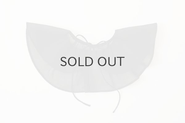 画像3: Big Ruffle Collar Organza (BK) (3)