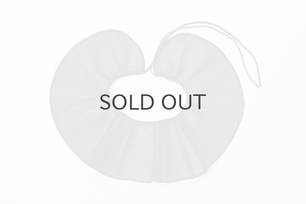 画像4: Big Ruffle Collar Organza (BK) (4)