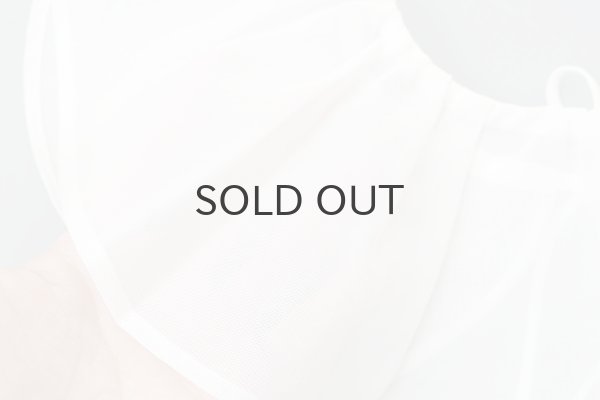 画像5: Big Ruffle Collar Organza (WH) (5)