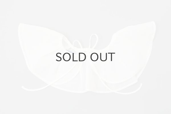 画像3: Big Ruffle Collar Organza (WH) (3)