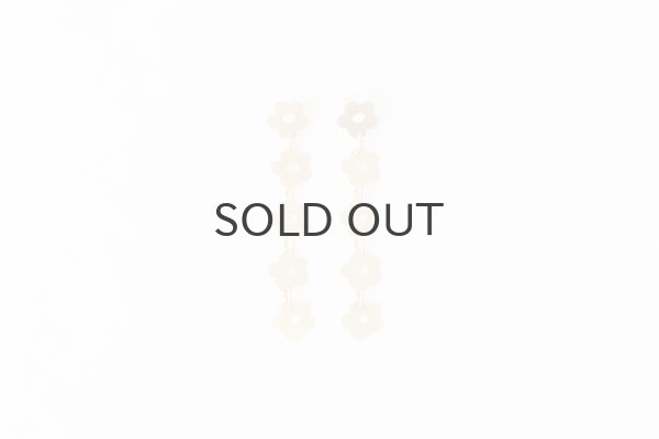 画像1: FLOWER - ETCHED METAL EARRINGS 5-PIECE (1)