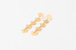 画像2: FLOWER - ETCHED METAL EARRINGS 5-PIECE (2)