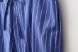 画像7: COTTON STRIPE REGULAR PANTS (BL) (7)