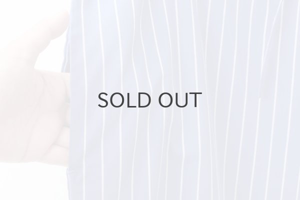 画像5: COTTON STRIPE REGULAR PANTS (BL) (5)
