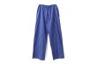 画像1: COTTON STRIPE REGULAR PANTS (BL) (1)