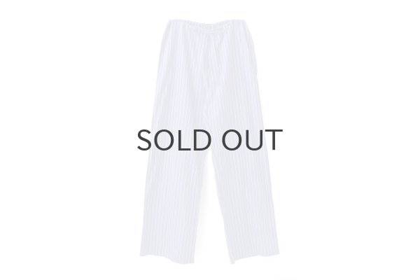 画像1: COTTON STRIPE REGULAR PANTS (BL) (1)