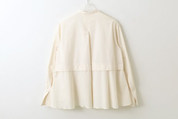 画像2: tuck frill flare shirt (IV) (2)