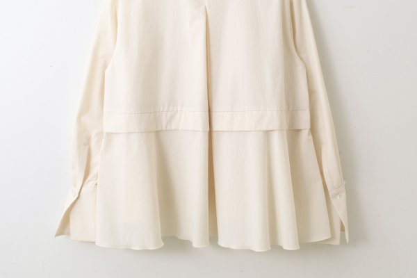 画像8: tuck frill flare shirt (IV) (8)