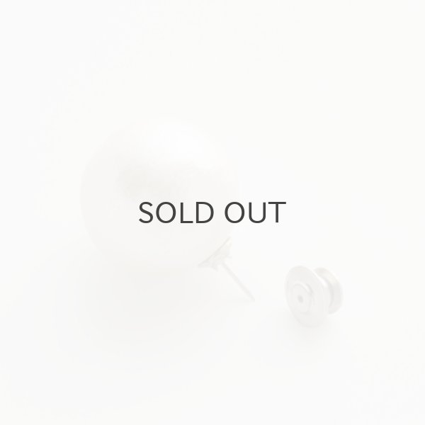 画像2: 2.5cm 1粒プティパール・ピンブローチ (L) (2)