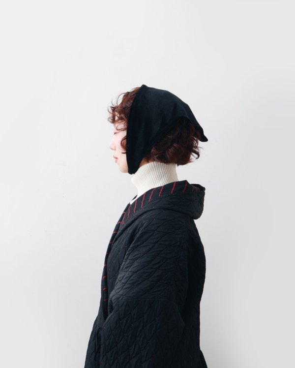 画像7: ストレッチベロアバブーシュカ (GY) (7)