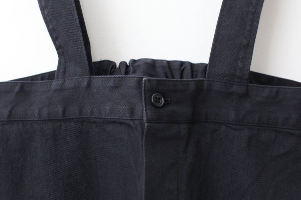 画像5: Hight Rise Brace Trousers (BK) (5)