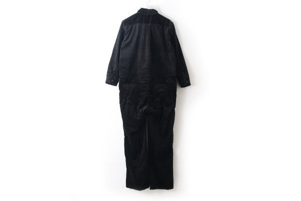 画像2: Boiler Suit - Washed Corduroy (BK) (2)