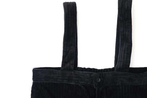 画像9: Hight Rise Brace Trousers (BK) (9)