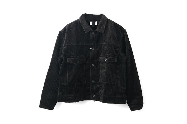 画像1: SALE15%OFF!! Corduroy Work JK (BK) (1)