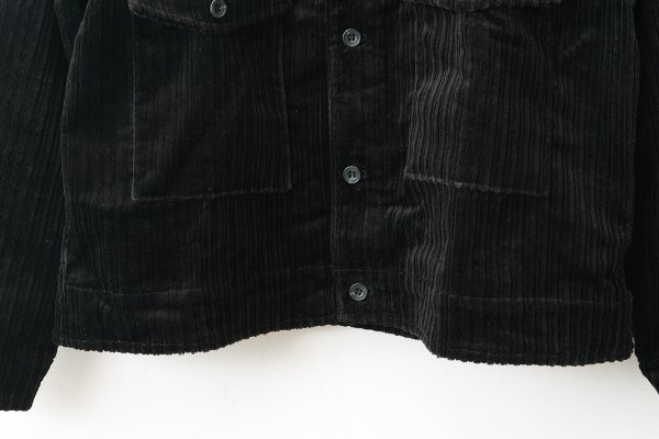 画像6: SALE15%OFF!! Corduroy Work JK (BK) (6)