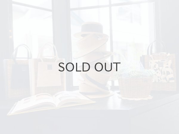 画像9: キャンバス・カゴ袋ハンド (GY) (9)