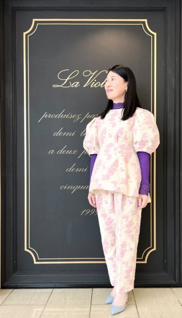 画像22: SALE40%OFF‼︎ Flower jacquard top (OF) (22)