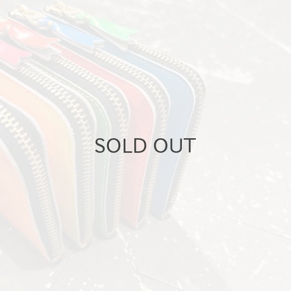 画像6: CDG WALLET SUPER FLUO ジップウォレット  (VM×GR) (6)