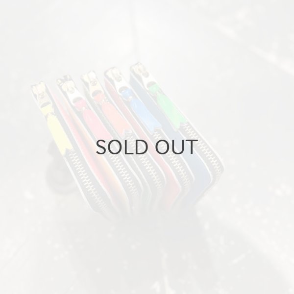 画像6: CDG WALLET SUPER FLUO ジップウォレット  (GR×BL) (6)