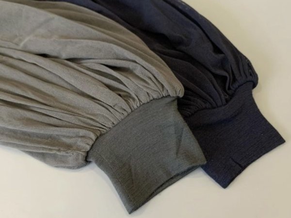 画像27: Wool Jersey T-Shirts With Mesh Sleeves KNT216D (27)