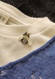 画像8: Cotton Frice T-shirts with Bee (KNT0HJ:WH) (8)