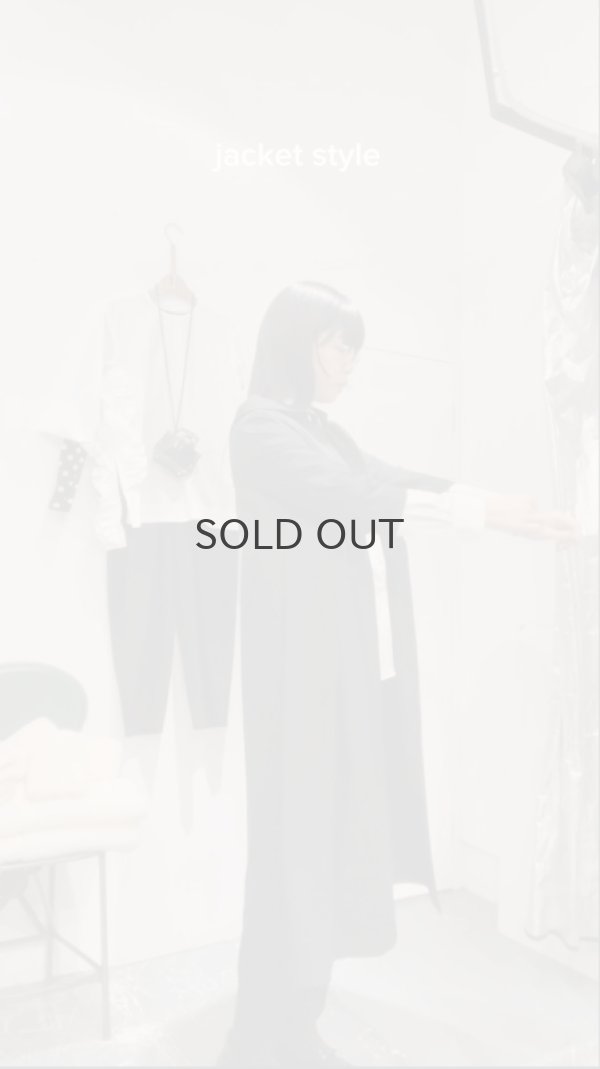 画像13: ウールギャバ後染ワンピース (BK) (13)