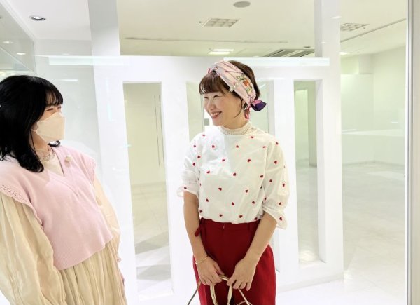 画像36: 別注!! ハートモチーフ刺繍トップ (WH×RD) (36)