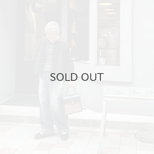 画像12: 丸襟ギャザーブラウス (BK) (12)