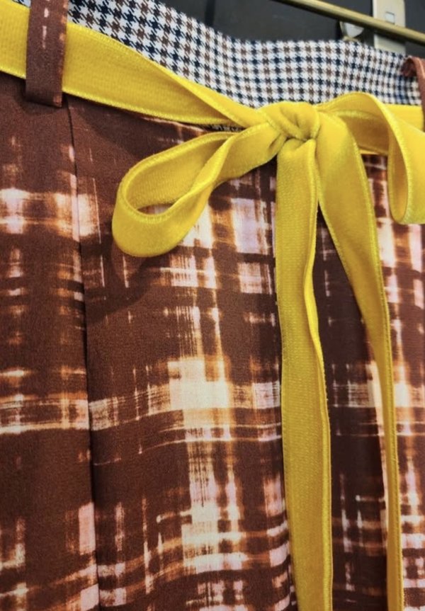 画像5: SALE30%OFF!! shadow check print pants (BR) (5)