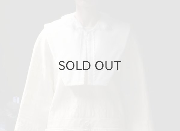 画像16: 綿タイプライター 付け衿 (WH) (16)