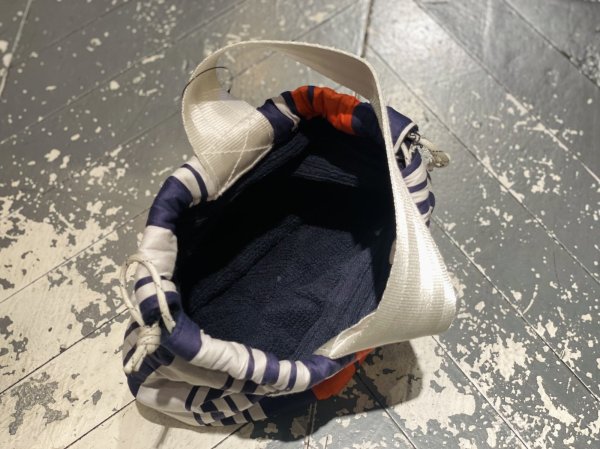 画像2: SALE20%OFF!! PUEBCO shirt fabric drawstring bag (2)