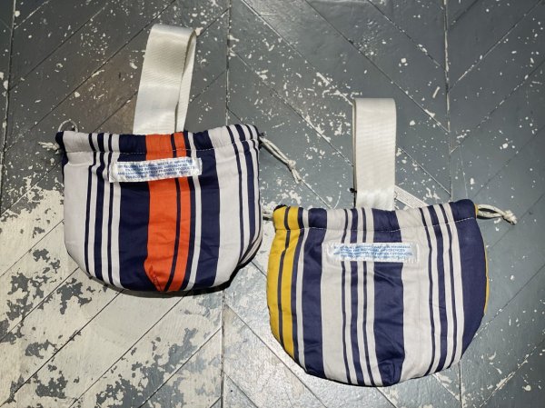 画像6: SALE20%OFF!! PUEBCO shirt fabric drawstring bag (6)