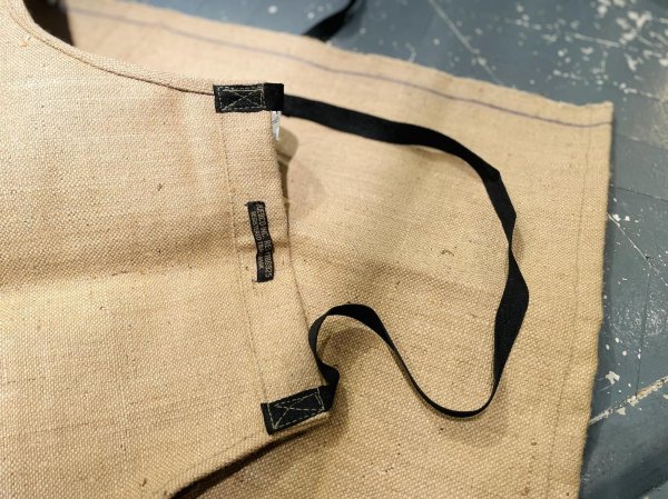 画像4: PUEBCO florist  jute apron (4)