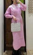 画像14: SALE40%OFF!! 別注!! AMOSSAミラノリブ ワンピース（SLPK:15） (14)