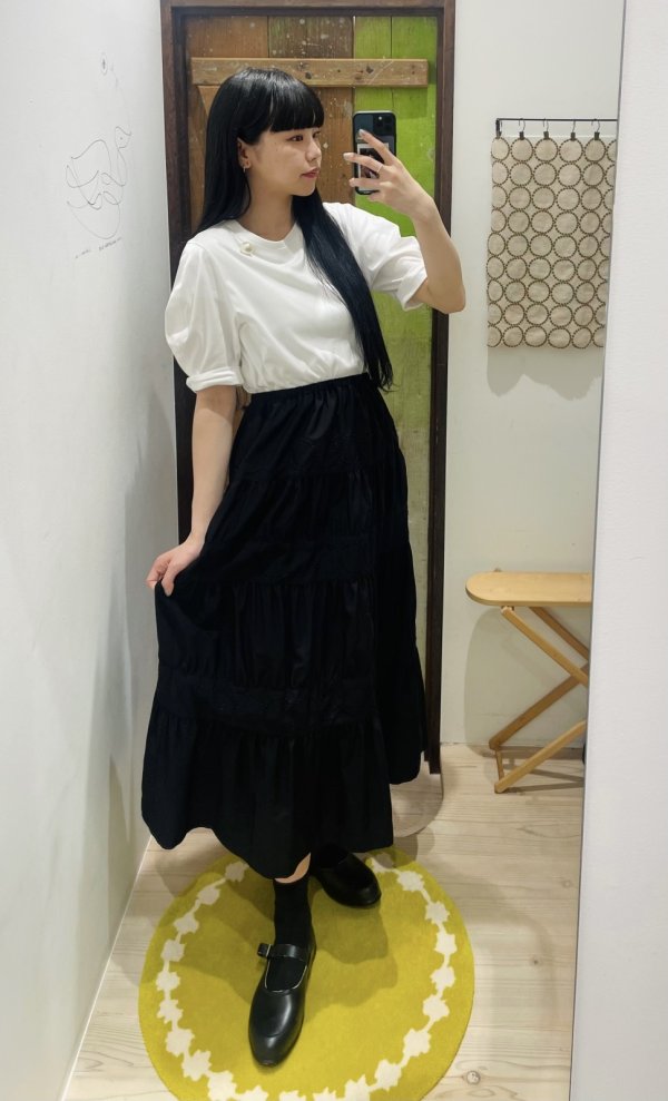 画像24: SALE15%OFF!! 別注!! コットンパフスリーブトップ (WH) (24)