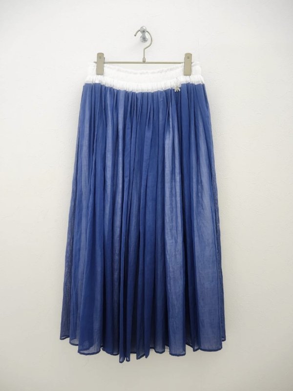 画像1: Cotton Lawn Skirt (BL） (1)