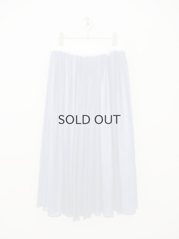 画像1: Cotton Lawn Skirt (BL） (1)